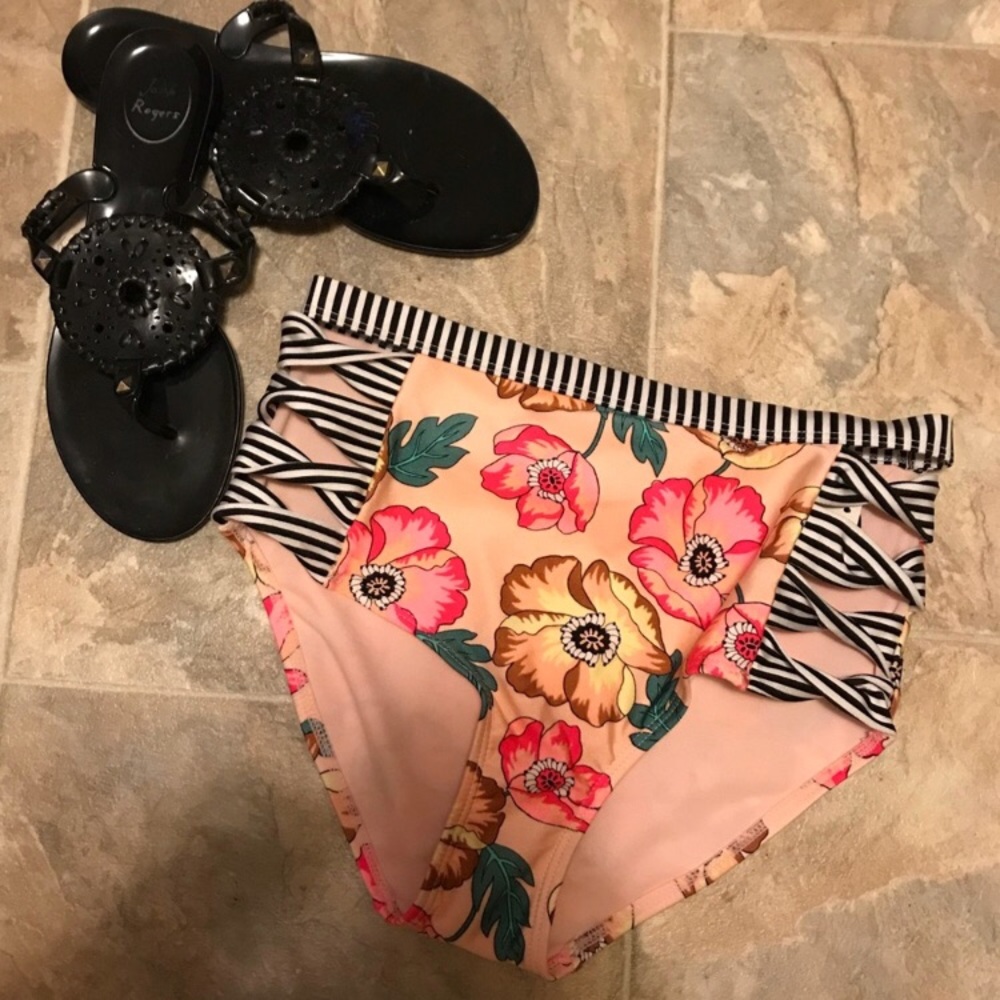 NWT - High Wasted Bathing Suit Bottom
